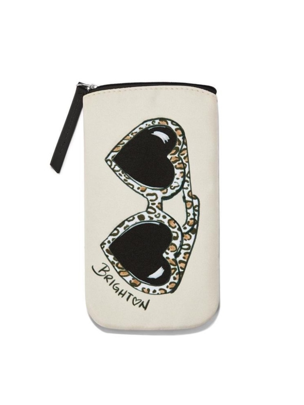 NEW BRIGHTON women's wild cat sunglass case in leopard
